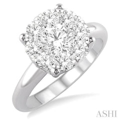 2 Ctw Lovebright Round Cut Diamond Ring in 14K White Gold 2 Ctw Lovebright Round Cut Diamond Ring in 14K White Gold