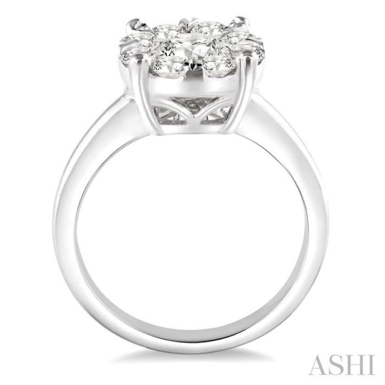 2 Ctw Lovebright Round Cut Diamond Ring in 14K White Gold 2 Ctw Lovebright Round Cut Diamond Ring in 14K White Gold