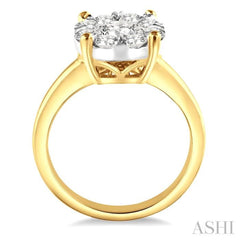2 Ctw Lovebright Round Cut Diamond Ring in 14K Yellow and White Gold 2 Ctw Lovebright Round Cut Diamond Ring in 14K Yellow and White Gold