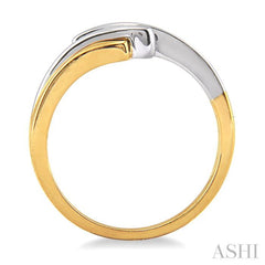 1/10 Ctw Three Stone Round Cut Diamond Band in 14K Yellow Gold 1/10 Ctw Three Stone Round Cut Diamond Band in 14K Yellow Gold