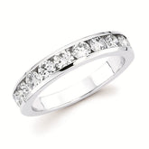 1 Ctw. Channel Set 10 Stone Diamond Anniversary Band