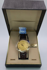 Vintage Seiko Gold-Tone Analog Watch