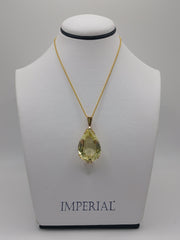 Greem Amethyst Pendant (chain not included)