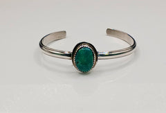 Sterling Silver and Turquoise Bangle