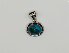 Sterling Silver and Turquoise Pendant