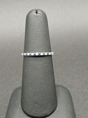 18k White Gold Diamond and Sapphire Ring