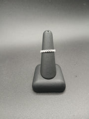 14k White Gold 1.21 Carat (15-Stone) Lab Diamond Wedding Band
