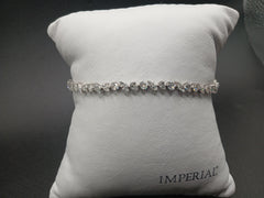 14k White Gold 1.21 Carat (15-Stone) Lab Diamond Wedding Band
