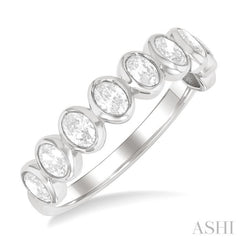 .90CTOVDM NORTH-SOUTH OVAL BAND WG14K-G*