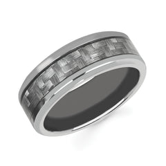 8mm Tantalum with Carbon Fiber Inlay Band