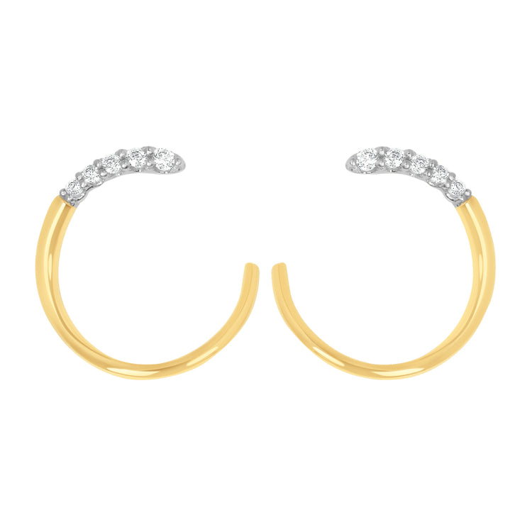 EARRINGS  RD V 0.164