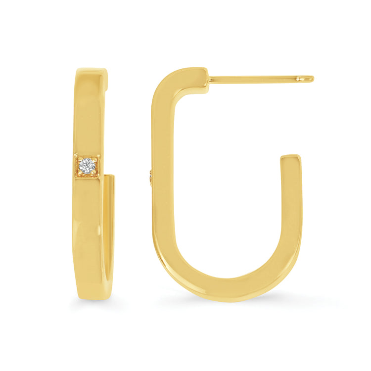 EARRINGS  RD V 0.038