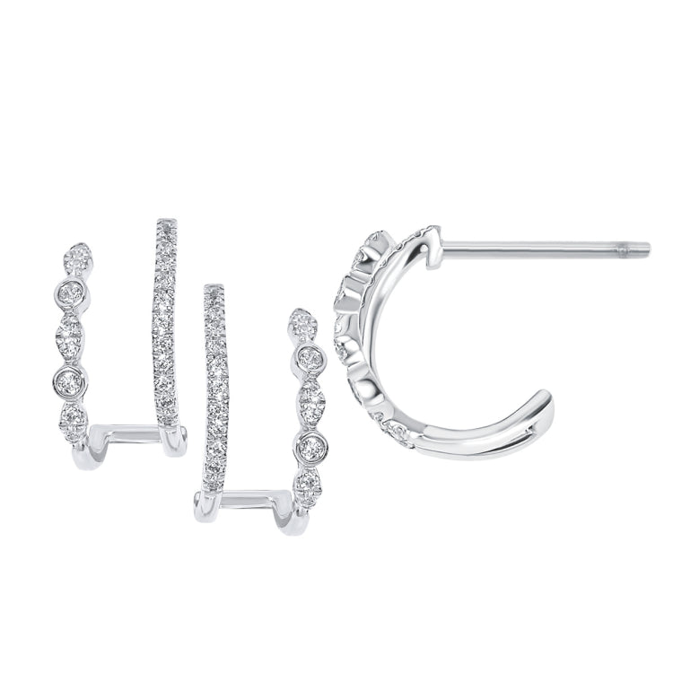 EARRINGS  RD V 0.232