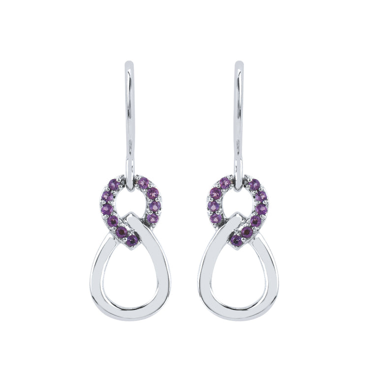 EARRINGS  RD G AM 0.2