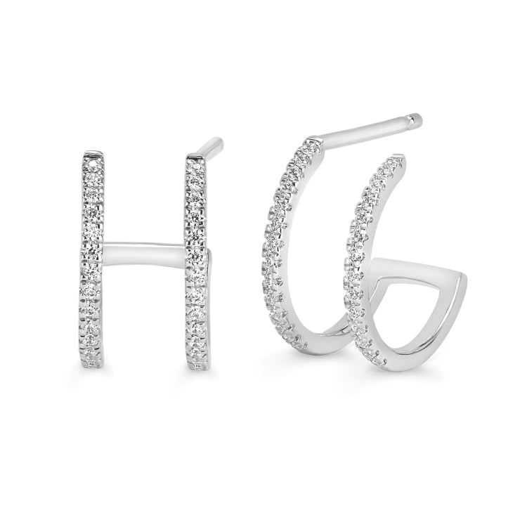 EARRINGS  RD V 0.256