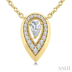 .33CTTWDM PEAR SHAPE BOLD PD YG14K-G+CH*