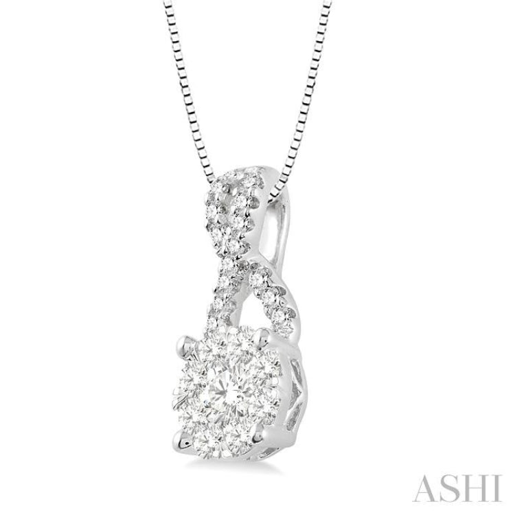 .25CTRDDM 'LOVEBRIGHT' PD WG 14K-G+CH*