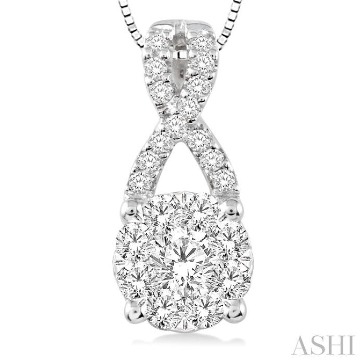 .25CTRDDM 'LOVEBRIGHT' PD WG 14K-G+CH*