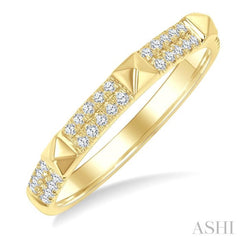 .20CTRDDM PYRAMID RING YG 10K-G*