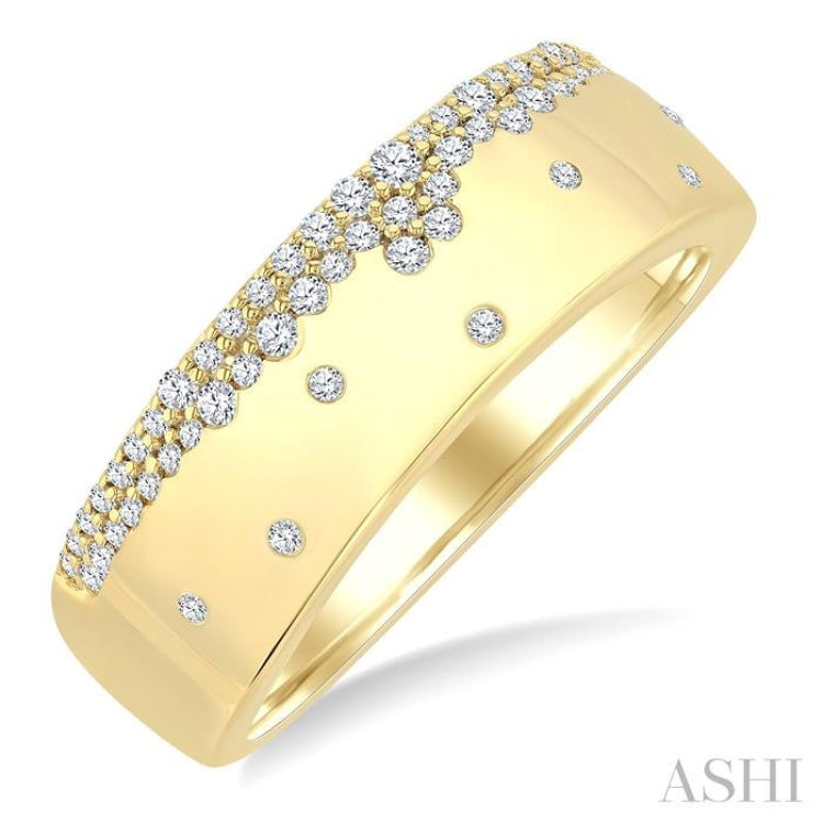 .25CTRDDM MOSAIC  RING YG 10K-G*