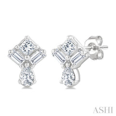 .33CTTWDM MIX FANCY SHAPE ER WG 14K-G*