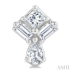 .33CTTWDM MIX FANCY SHAPE ER WG 14K-G*