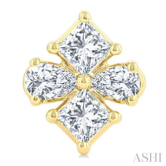 .35CTTWDM MIXED FANCY SHAPE ER YG 14K-G*
