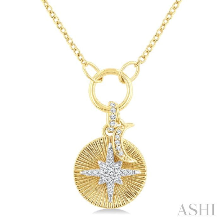 .12CTRDDM STAR CHARM PD YW 10K-G+CH*