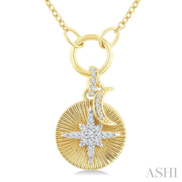 .12CTRDDM STAR CHARM PD YW 10K-G+CH*
