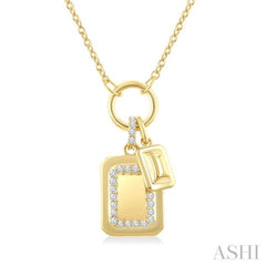 .15CTRDDM EM CHARM PD YG 10K-G+CH*