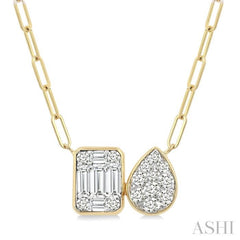 .55CTTWDM 'LOVEB' OC/PR 2ST NK YW 14K-G