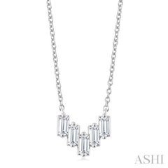 .25CTBGDM BAGUET SHAPE NK WG 14K-G*