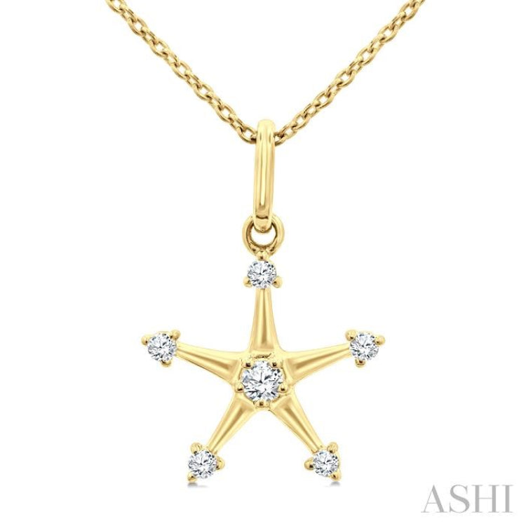 .10CTRDDM STAR PETITE PD YG 10K-G+CH*