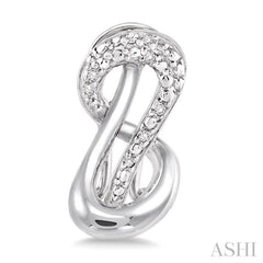 1/20 Ctw Single Cut Diamond Earrings in Sterling Silver