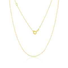 14K Yellow, Gold Filled (14/20 GF) 1mm Oval Link Chain