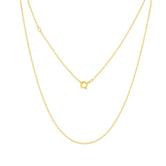 14K Yellow, Gold Filled (14/20 GF) 0.75mm Oval Twist Chain