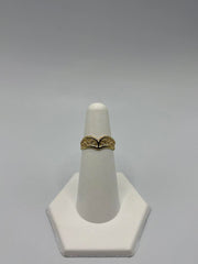 14k Yellow Gold Fancy Band