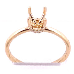 14K Y RING 14RD 0.05CT