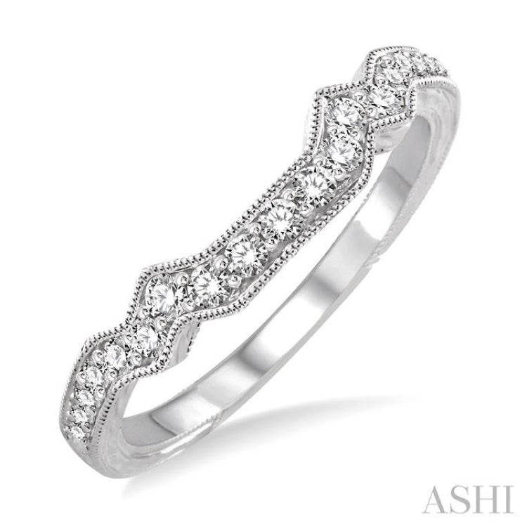 1/3 ctw Diamond Matching Wedding Band in 14K White Gold