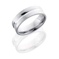 Cobalt Chrome 7mm Concave Band