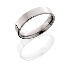Titanium 5mm Flat Band