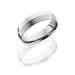Titanium 6mm Peaked Band