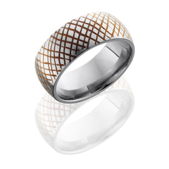 Titanium 9mm Domed Band