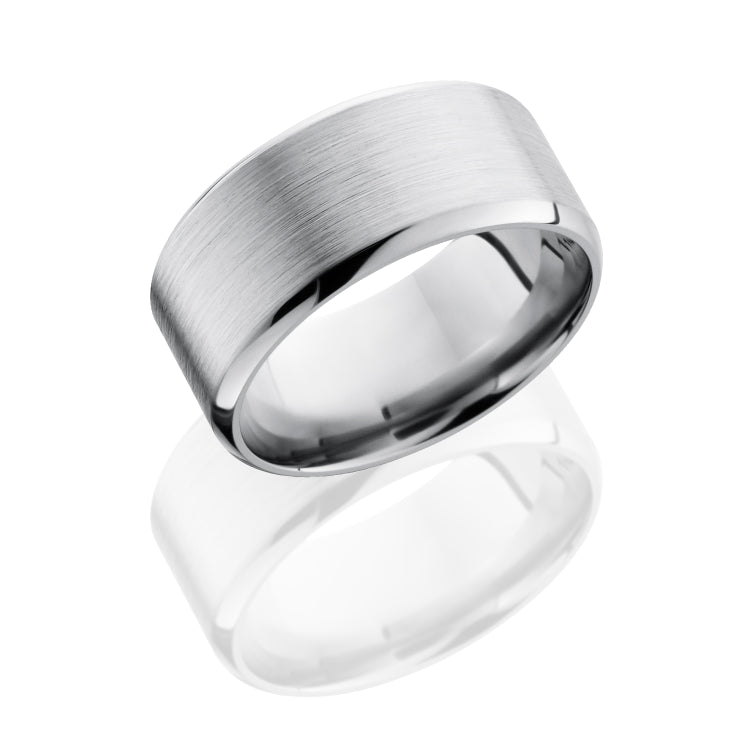 Titanium 10mm Beveled Band