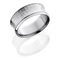 Titanium 100mm Beveled Band with Concave Center