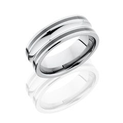 Tungsten and Ceramic 8mm Band