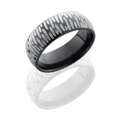 Zirconium 7mm Domed Band