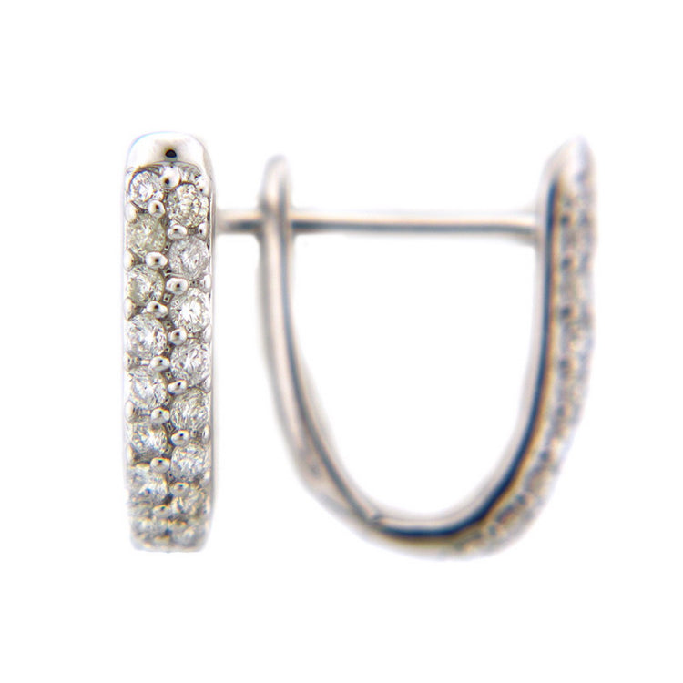 DIAMOND EARRING, 14KW (N) SPECIAL, D=0.32
