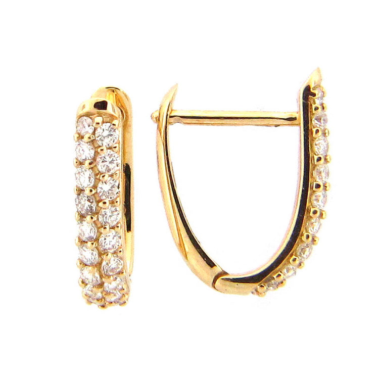 DIAMOND EARRING, 14KY (N) SPECIAL, D=0.32