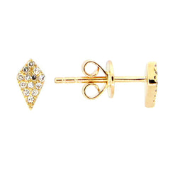 DIAMOND EARRING, 14KY (N), D=0.06